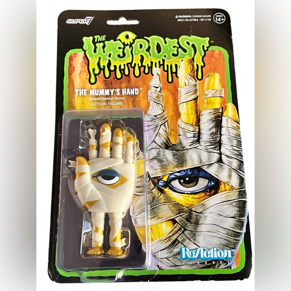The Weirdest Reaction Figures Wave 6 Mummys Hand Infernal Curse Action Figure